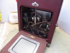 Vintage Maico F-1 Tube Audiometer Precision Hearing Test Instrument {GREY SHELF}