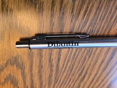 Dilantin Thin Silver Metal PEN Pharmaceutical Drug Rep Promo Vintage