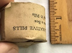 BEECHAMS Laxative PILLS VINTAGE TUBE, BLOOMFIELD, NEW JERSEY