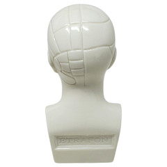 VTG Boehm ETRAFON Phrenology Head Ceramic Bust Drug Advertising Figurine – E