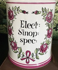 Vintage Set of 3 Apothecary Jars with Lids Herr Keramik Pink And White Floral
