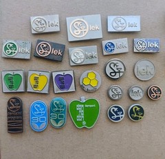 SANDOZ Pharmaceutical LEK pin badge LSD Albert Hofmann rare #2