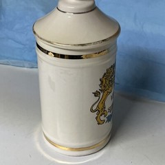 Radix Verat Vir Pharmacy Jar Multicolor Detail Ceramic Apothecary Canister Lid
