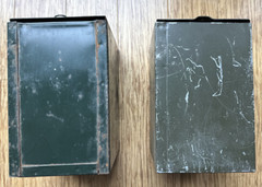 Vintage Phillips Metal File Pharmacy Prescription Box – two