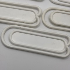 IMDUR Drug Rep Paperclip Promo White Plastic Lot of 9x – 3” Long