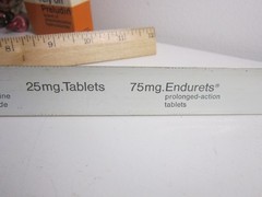 Preludin Slap Ruler in Box Pharmaceutical Drug Rep Promo Apothecary Pharmacy