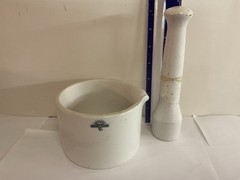 Ceramic 4 Inch Morter And 7 InchPestle