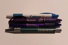 Viagra Celexa Nexium Teveten Ballpoint Pens Lot Of 4