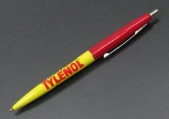 Tylenol Lot BIC Clic PEN + Sticky Pad Drug Rep Pharmaceutical Promo Advertising