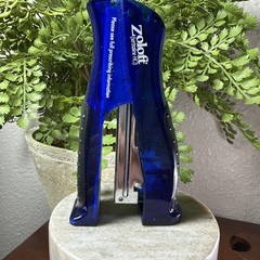 Zoloft Pharma Promotional Stapler Works Blue