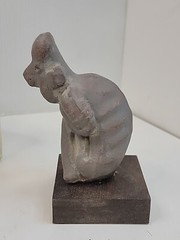 1960’s Schering Medical Advertising Precolumbian Replica Figure Asthmatic Attack
