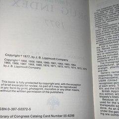 American Drug Index 1977 – Opium, Cocaine