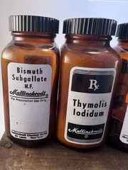Vintage Apothecary Alchemy Glass Bottles Lot of 14 Pharmacy Chemist Lab Decor