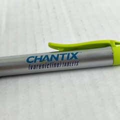 CHANTIX Box of 50 Writing Pens NEW Promotional Neon Colors Doctor Office Display