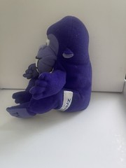 Zyrtec Purple Gorilla Plush Beanbag Toy Advertising Promo Monkey 6 Inch 1998