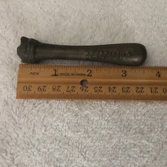 Rx Apothecary “Edict Of 1240” Frederick II, Bronze Mortar & Coricidin Pestle
