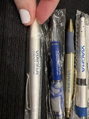 Viagra Black Blue Drug Rep Pens 4 Pack- Unused- All Write!