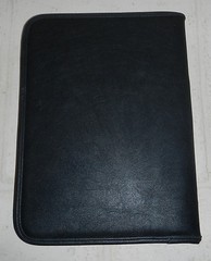 Prilosec Drug Pharmaceutical Advertising Logo Leeds Leather Padfolio Notebook
