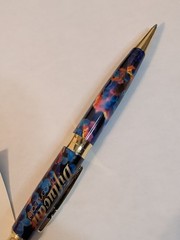 Diflucan Metal Gold Colorful Pharmaceutical Drug Rep Promo Advertising Pen