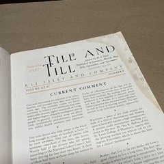 Tile And Till Magazine Eli Lilly And Company November 1937 Indianapolis Indiana