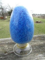 COPPER SULPHATE Show Bottle DISPLAY Dome LABORATORY APOTHECARY SCIENCE Chemical