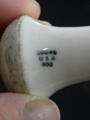 Vintage Used Coors USA Lab Mortar 522-00 and Pestle 000 Set, #5