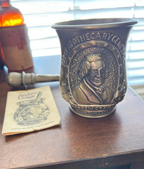 Schering Metal Mortar and Pestle 1987 Andrew Craigie 1st US Aporthecary General