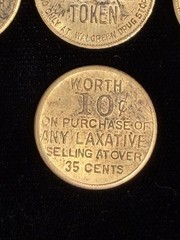 RARE – 1930’s Walgreens Milwaukee prosperity tokens With ORIGINAL Bag