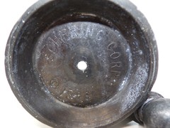 Vintage Pewter Mortar & Pestle Display Only By Schering Corp. 1988