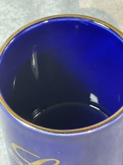 Eli Lilly Pharmaceutical Cobalt Blue Gold Coffee Mug Cup USA