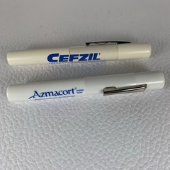 Azmacort Cefzil Drug Rep Pharmaceutical Promo Advertising Penlight Do Not Work
