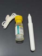 Rare Hepatitis Vaccine Lanyard PEN Vial Shaped Cap Drug Rep Pharmaceutical Promo