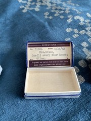 3 Vintage 1941, 42, 43 Cardboard Pharmacist pill box – Philadelphia￼. WW 2