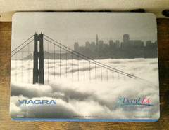 Pfizer Viagra Detrol LA Advertising 2004 Mousepad Pharmaceutical Promotion Item