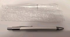New Drug Rep Lyrica Pfizer Collectible Heavy Silver Colored Metal Pen RARE