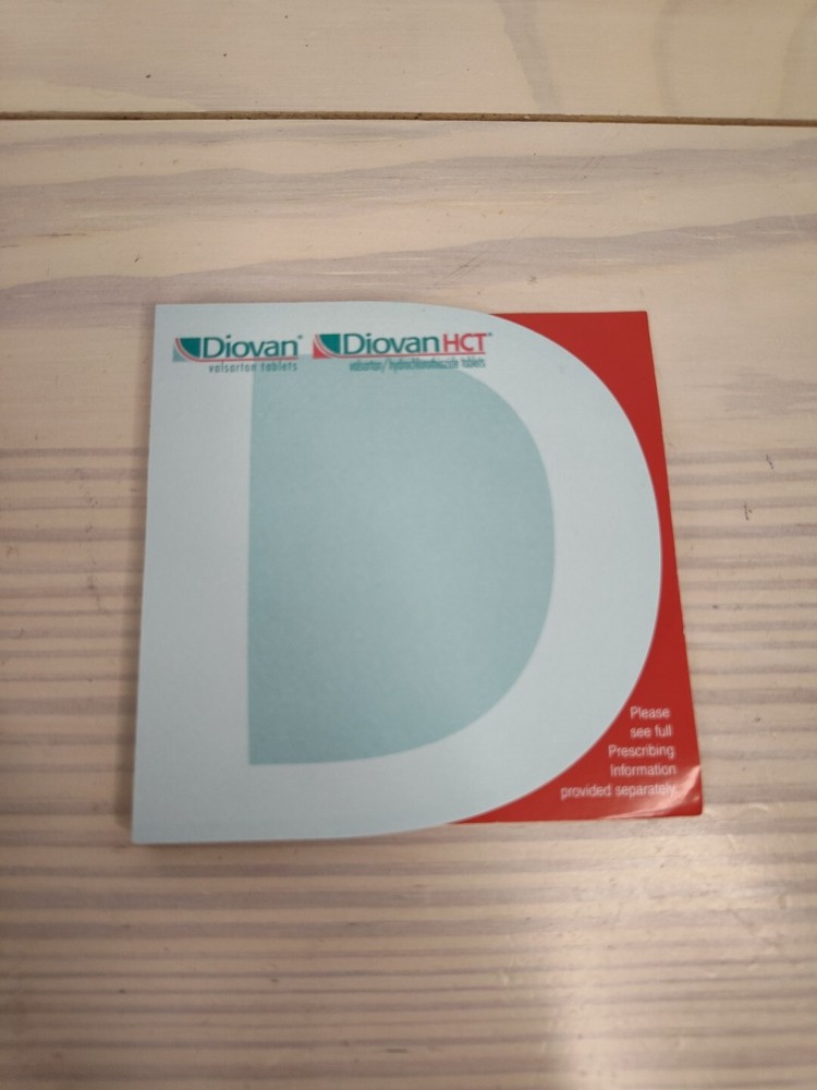 Diovan Lotrel Sticky Note Post It Pharmaceutical Rep Advertising Novartis 1998