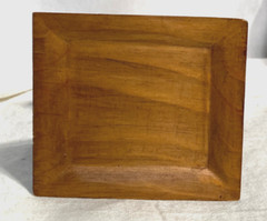 Vntg Powder Paper Folder Pharmaceutical Rx Wood Brown