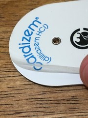 Cardizem diltiazem HCI Ruler Protractor Pharmaceutical Marketing Marion