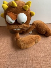 SARS Bug Quidel Plush Toy Pharma Swag Brown Bad Germ Stuffed Animal Pharm Rare