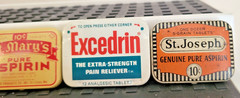 Vintage Pharmacy-Medicine Advertising ASPIRIN tins 13 pcs