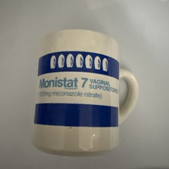 Vintage Pharmaceutical Drug Rep Collectible Monistat mug