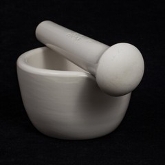 Vintage Coors Ceramic Mortar #14 & Pestle #15 Excellent Condition!