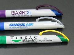 Biaxin Singulair Tiazac PENS Drug Rep Pharmaceutical Promo Advertising Lot of 3