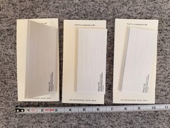 Effexor XR Pharmaceutical Lot of 3 To Do List Notepads Advertising Drug Rep