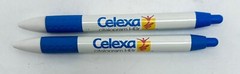 X2 CELEXA METAL Drug Rep Advertising Pen Pharmaceuticals Collectable Rx Pharma