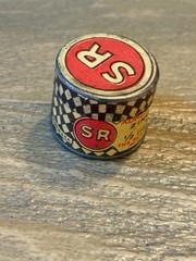 Vintage Country Store Pharmacy S R Zinc Oxide Paste Diminutive Advertising Tin