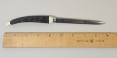 Vintage VERGO For Warts Letter Opener Pharmaceutical Drug Advertising