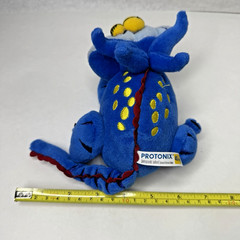 Protonix Drug Rep Pharma Plush Blue Toy Gerdy Dinosaur Promo Advertising Vintage