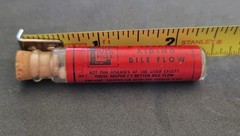 Vintage Carter’s Little Liver Pills Glass Vial w/Cork- Quack Medicine Apothecary