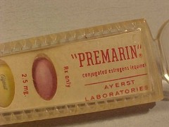 Vintage Averst Laboratories “Premarin” Drug Advertising Letter Opener Magnifier